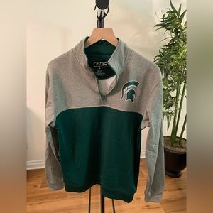 Michigan State quarter size pull over
